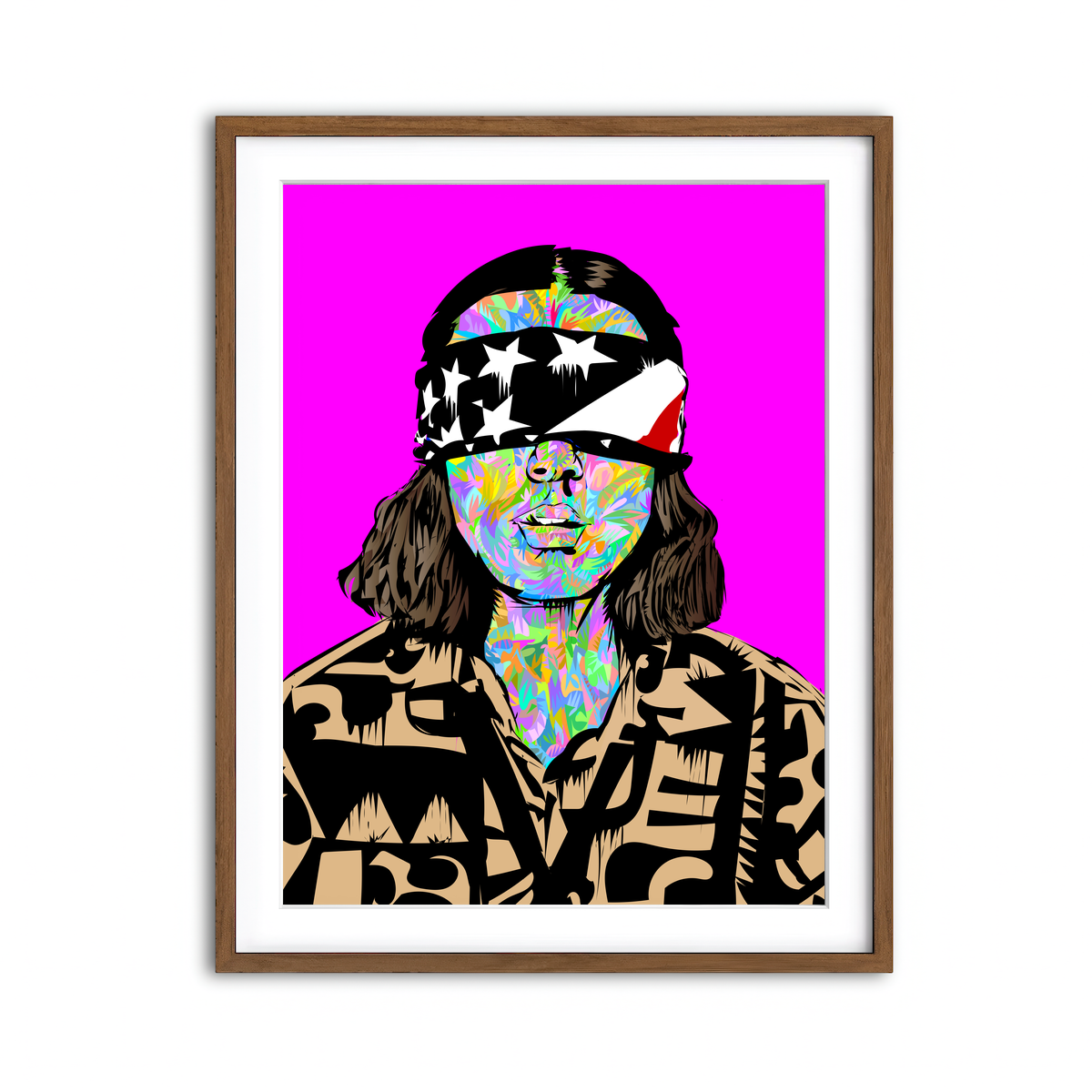 Framed Print 3x4 Walnut