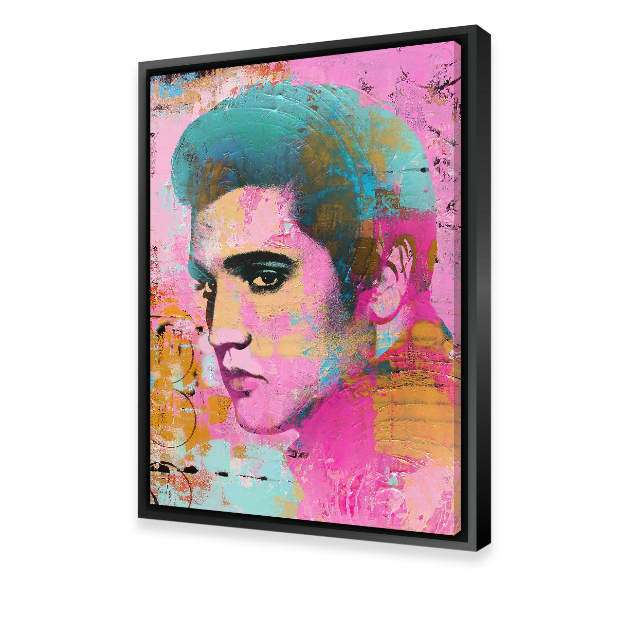 Elvis Pink Wall Art