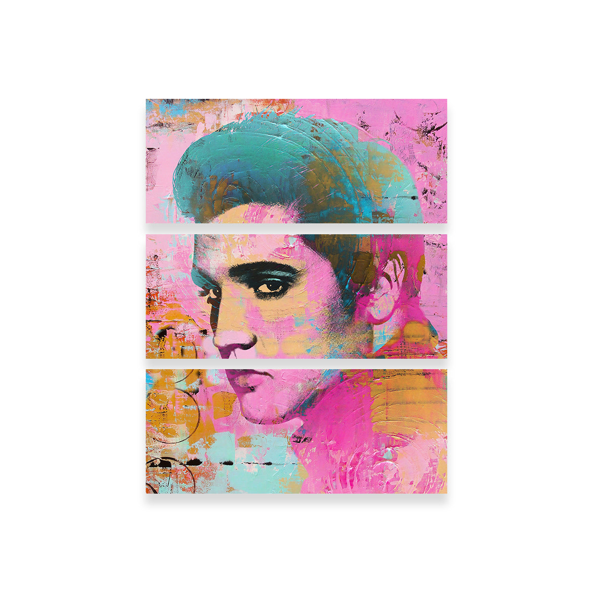 Elvis Pink Wall Art