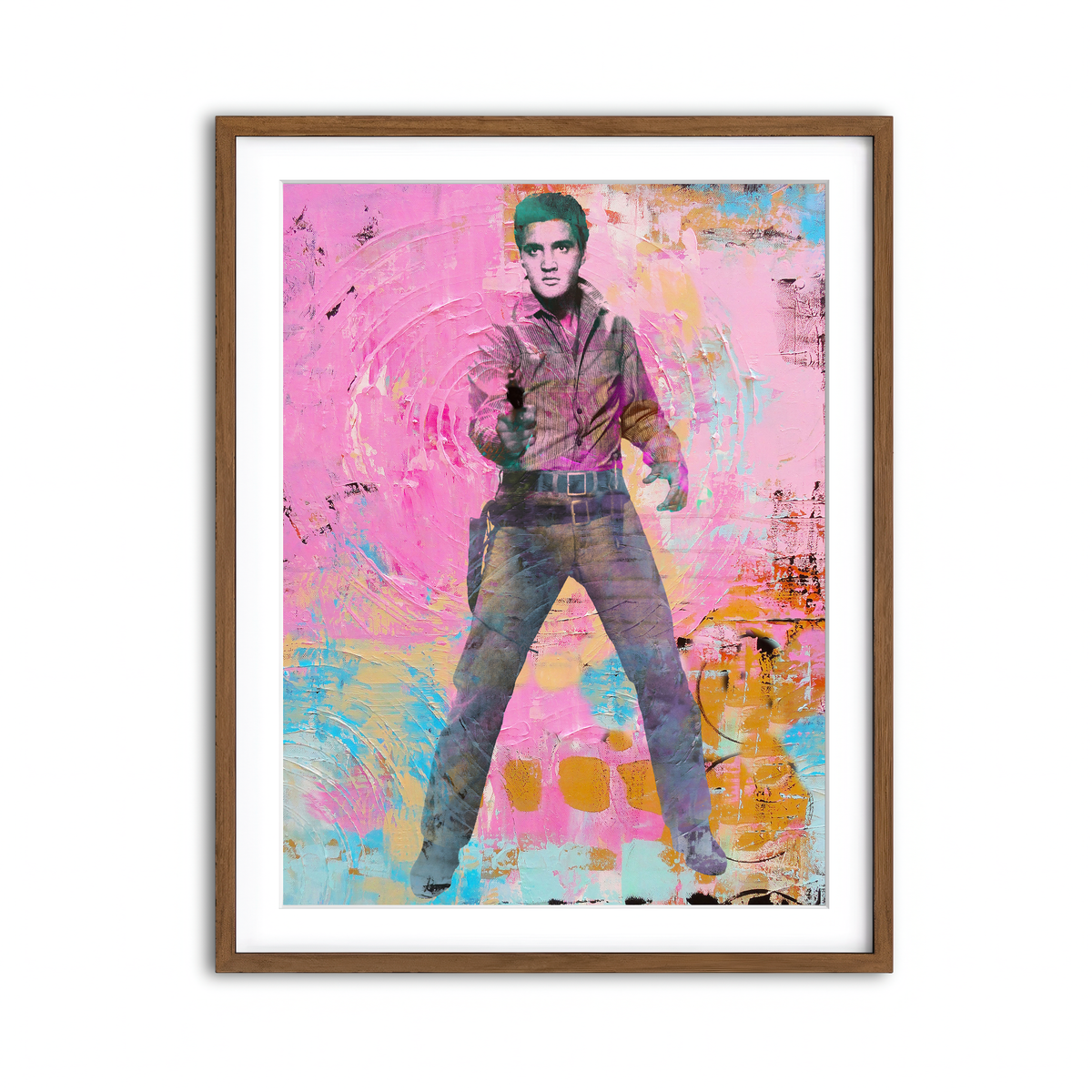 Framed Print 3x4 Walnut