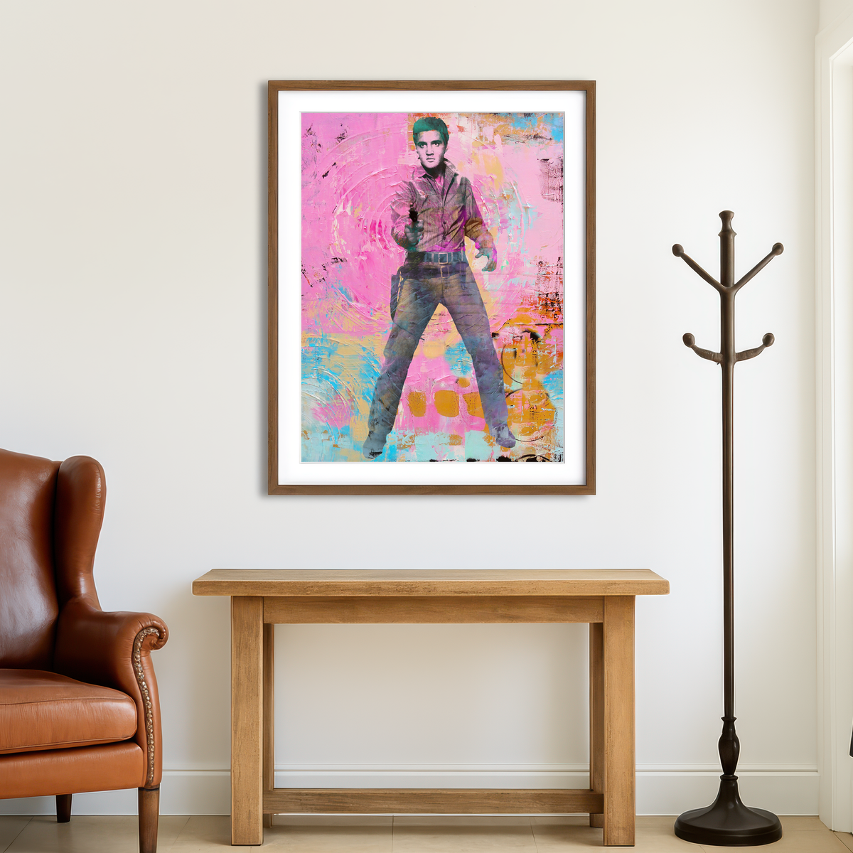 AUTO-MOCKUP ROOM | Elvis Circles Wall Art