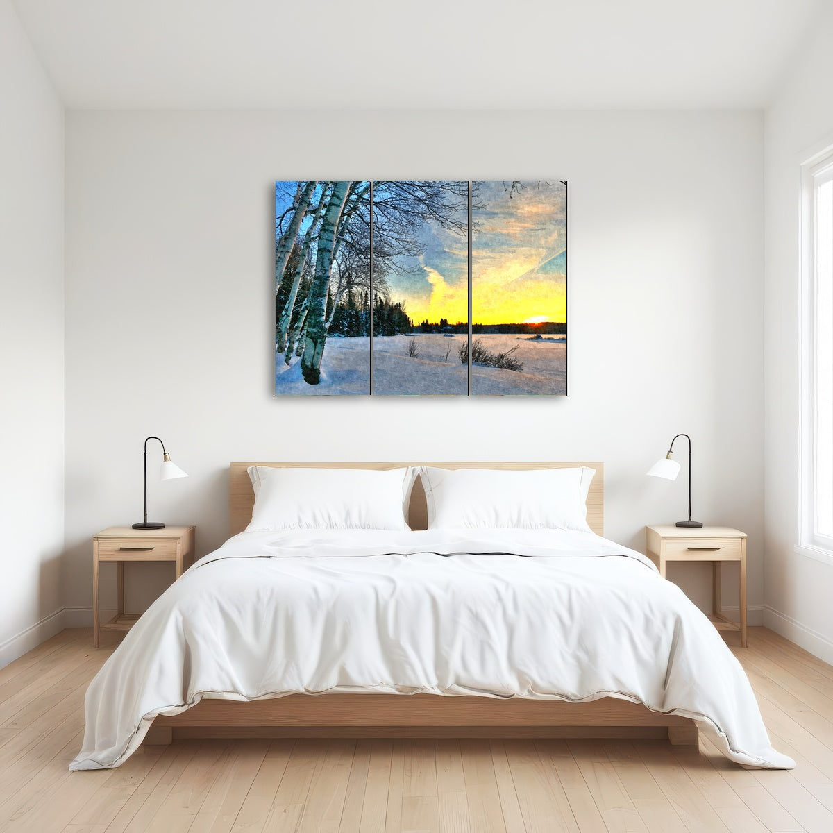 AUTO-MOCKUP ROOM | end of a winter's day