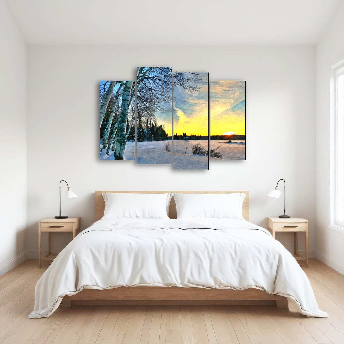 AUTO-MOCKUP ROOM | end of a winter's day