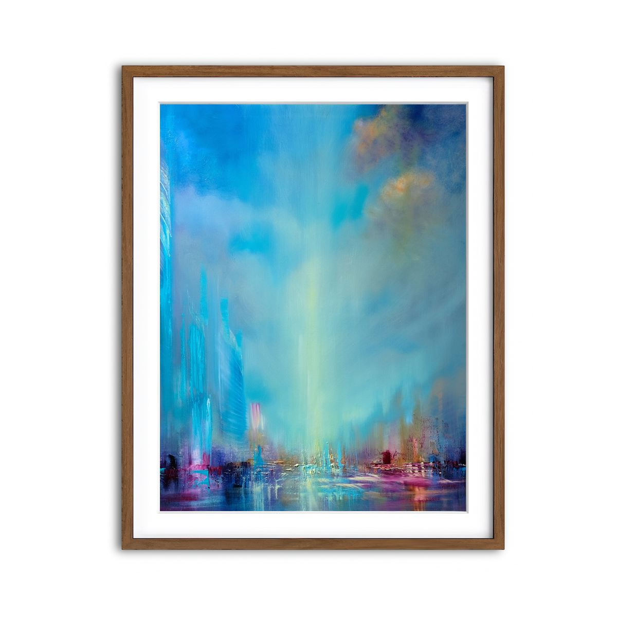 Framed Print 3x4 Walnut