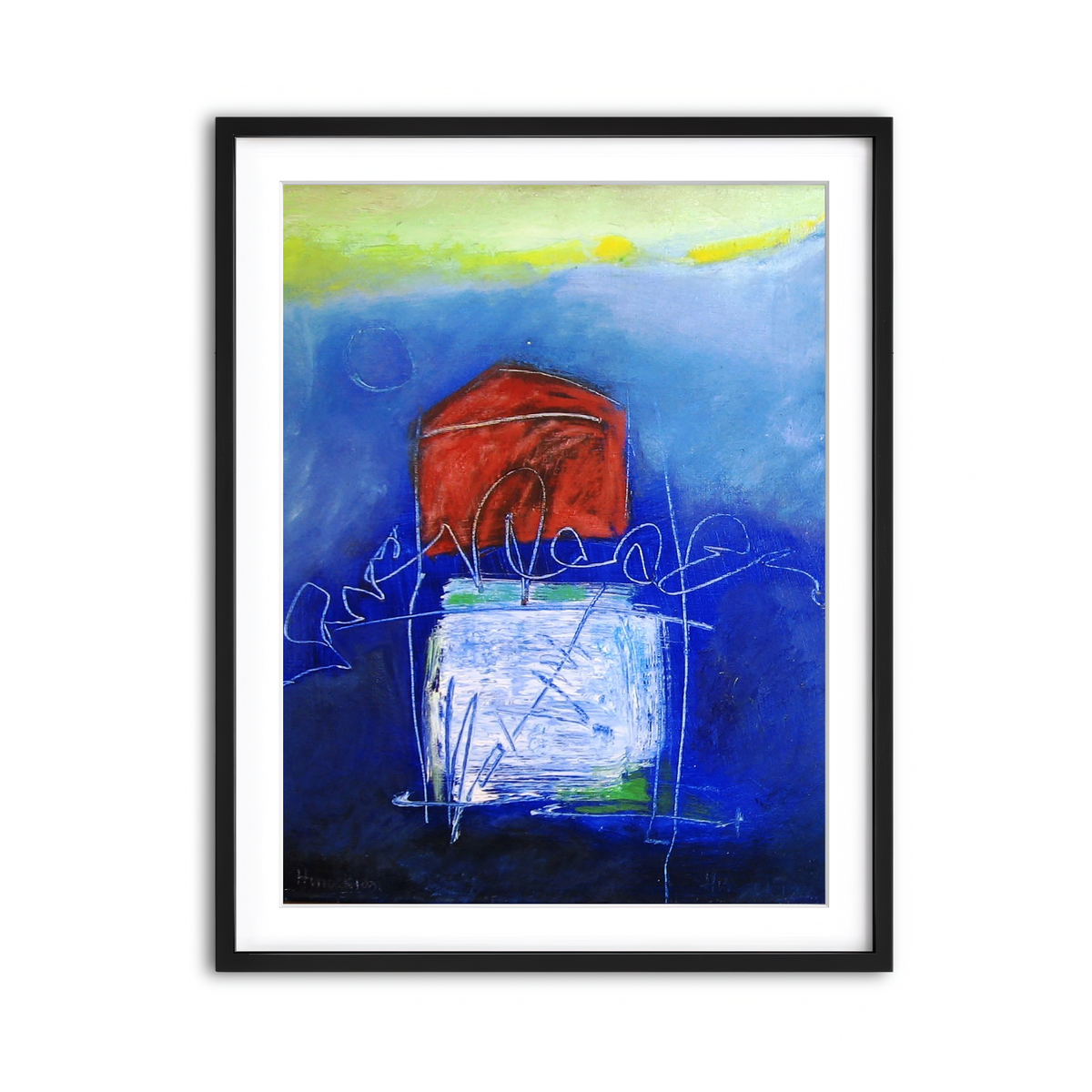 Framed Print 3x4 Black