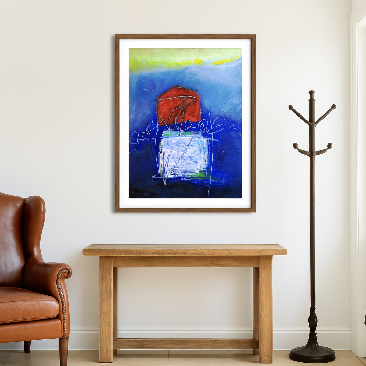 AUTO-MOCKUP ROOM | Evening Blues II Wall Art