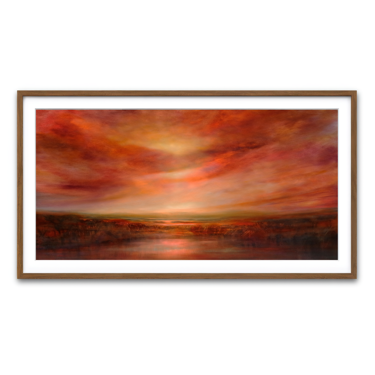 Framed Print 2x1 Walnut