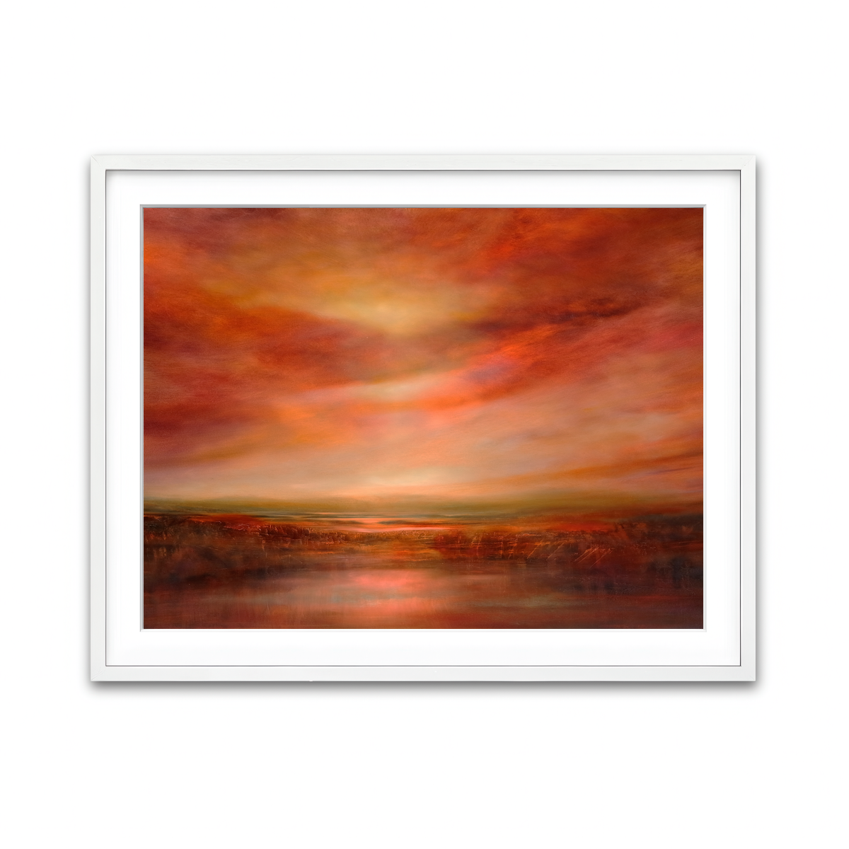 Framed Print 4x3 White