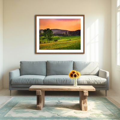 AUTO-MOCKUP ROOM | Evening Pasture Wall Art