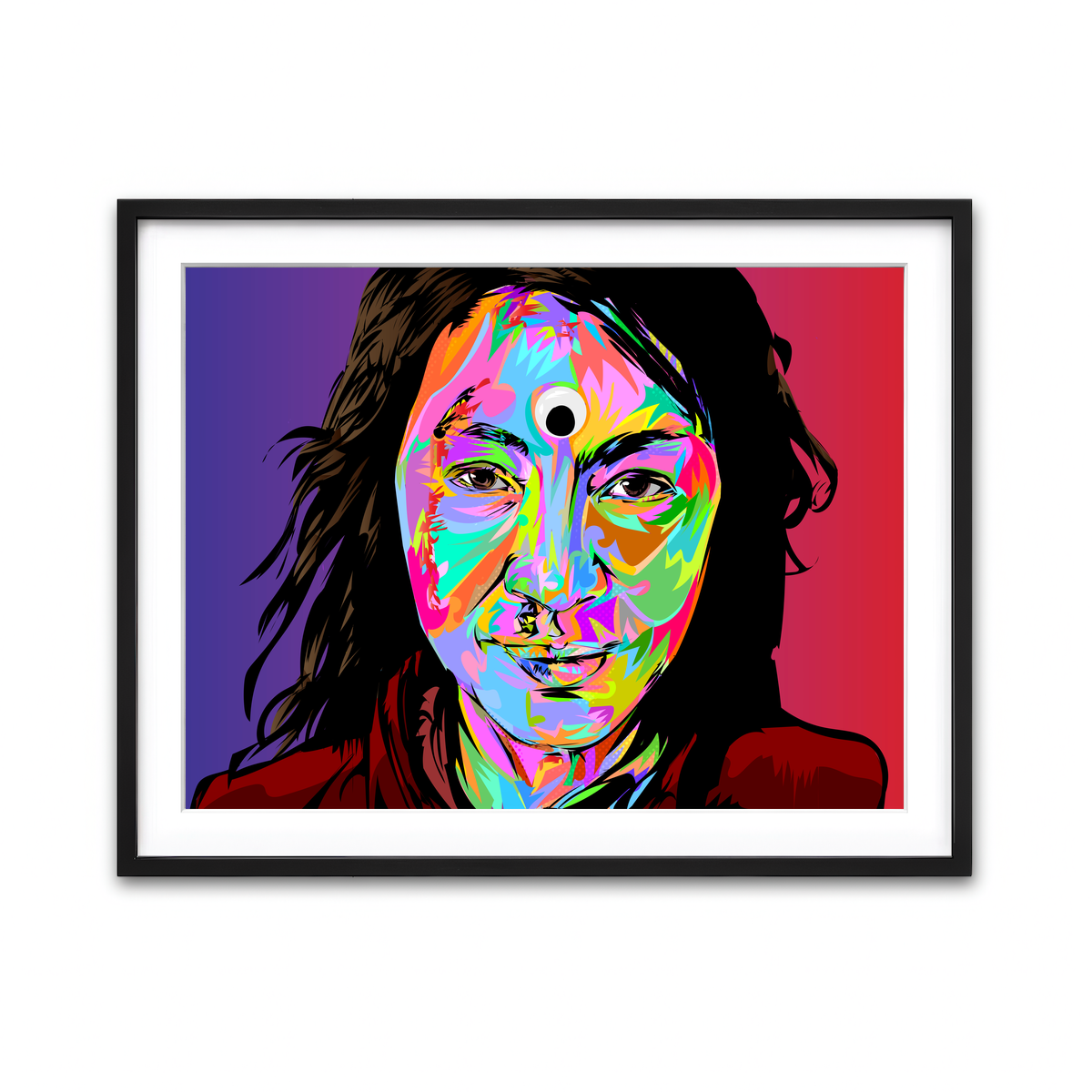 Framed Print 4x3 Black