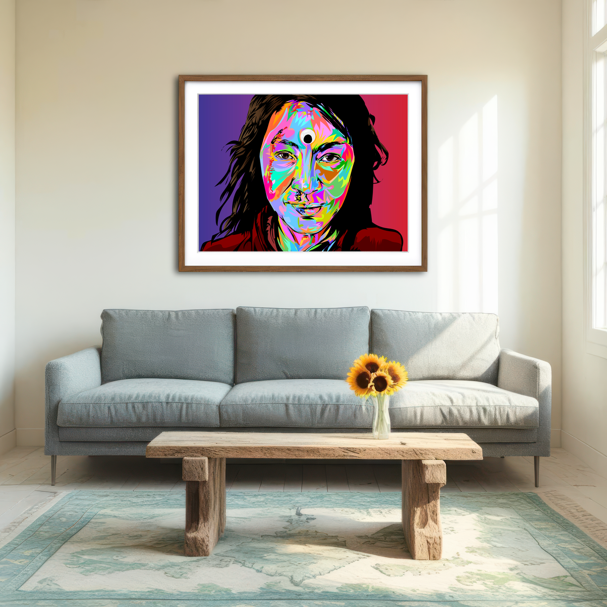 AUTO-MOCKUP ROOM | Everything All at Once Wall Art