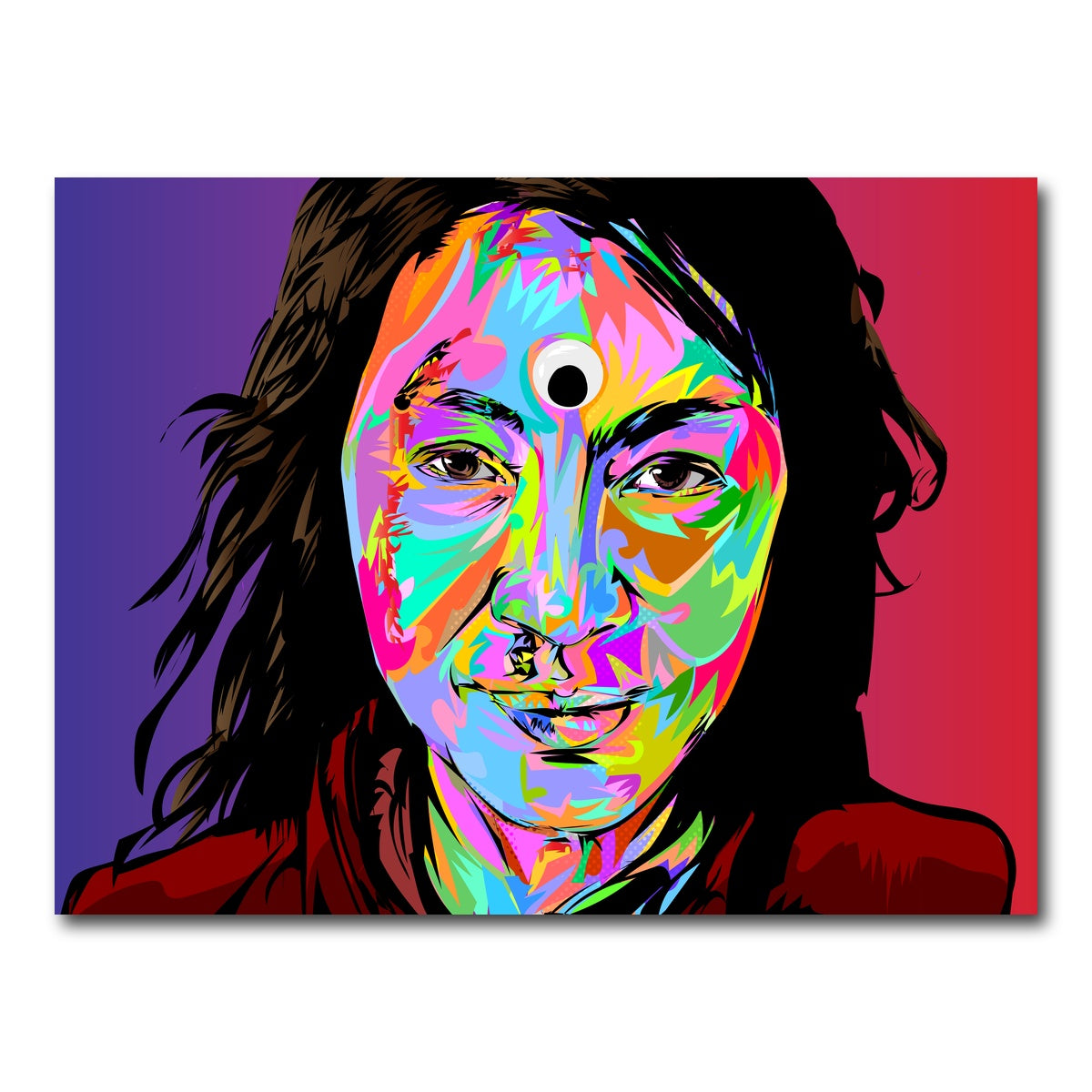 AUTO-MOCKUP WHITE | everything all at once | 1 Piece | Gallery Wrap Canvas | group=4x3