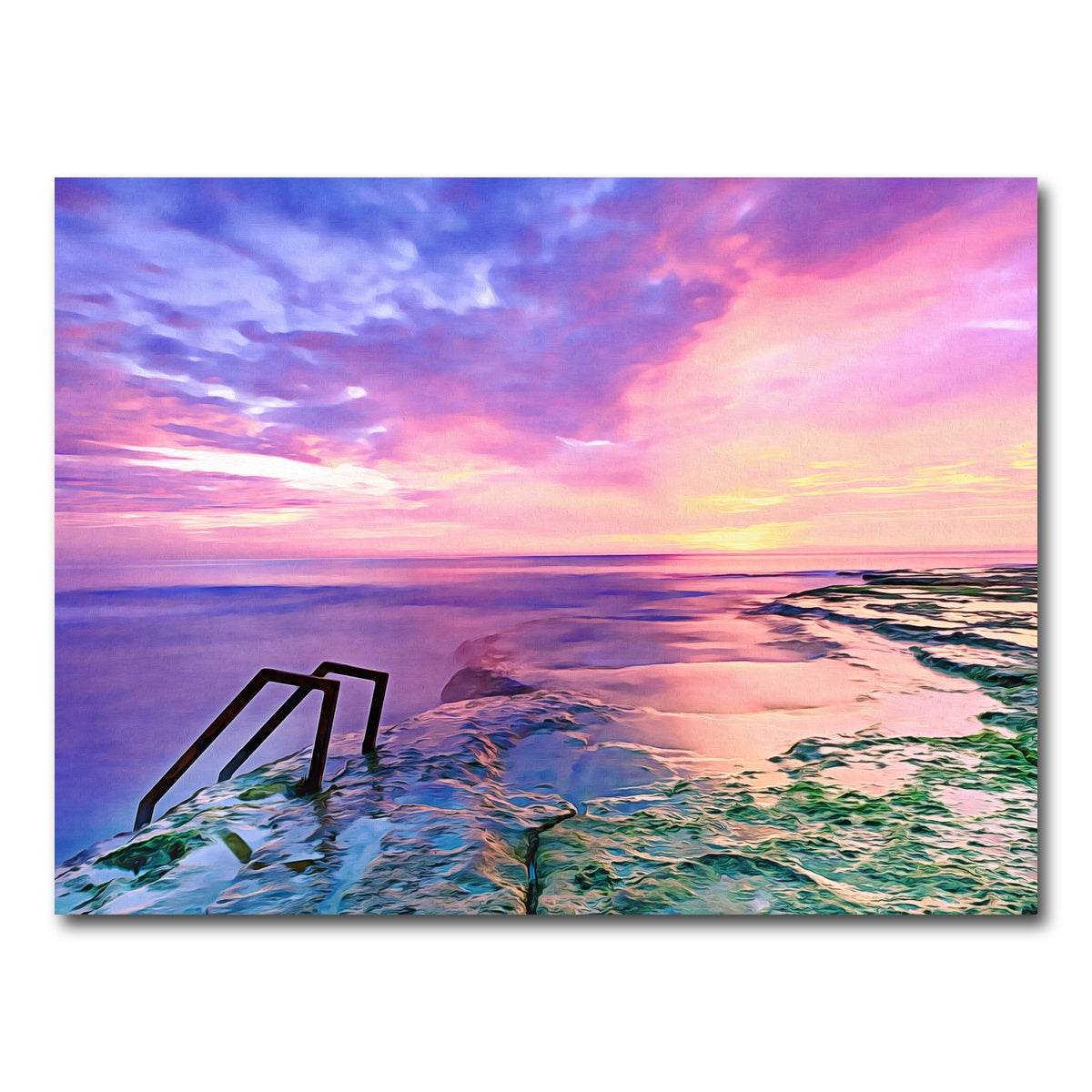 AUTO-MOCKUP WHITE | fair skies and calm sea | 1 Piece | Gallery Wrap Canvas | group=4x3