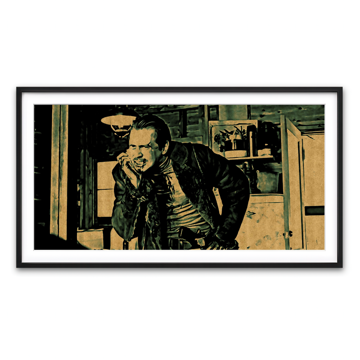 Framed Print 2x1 Black