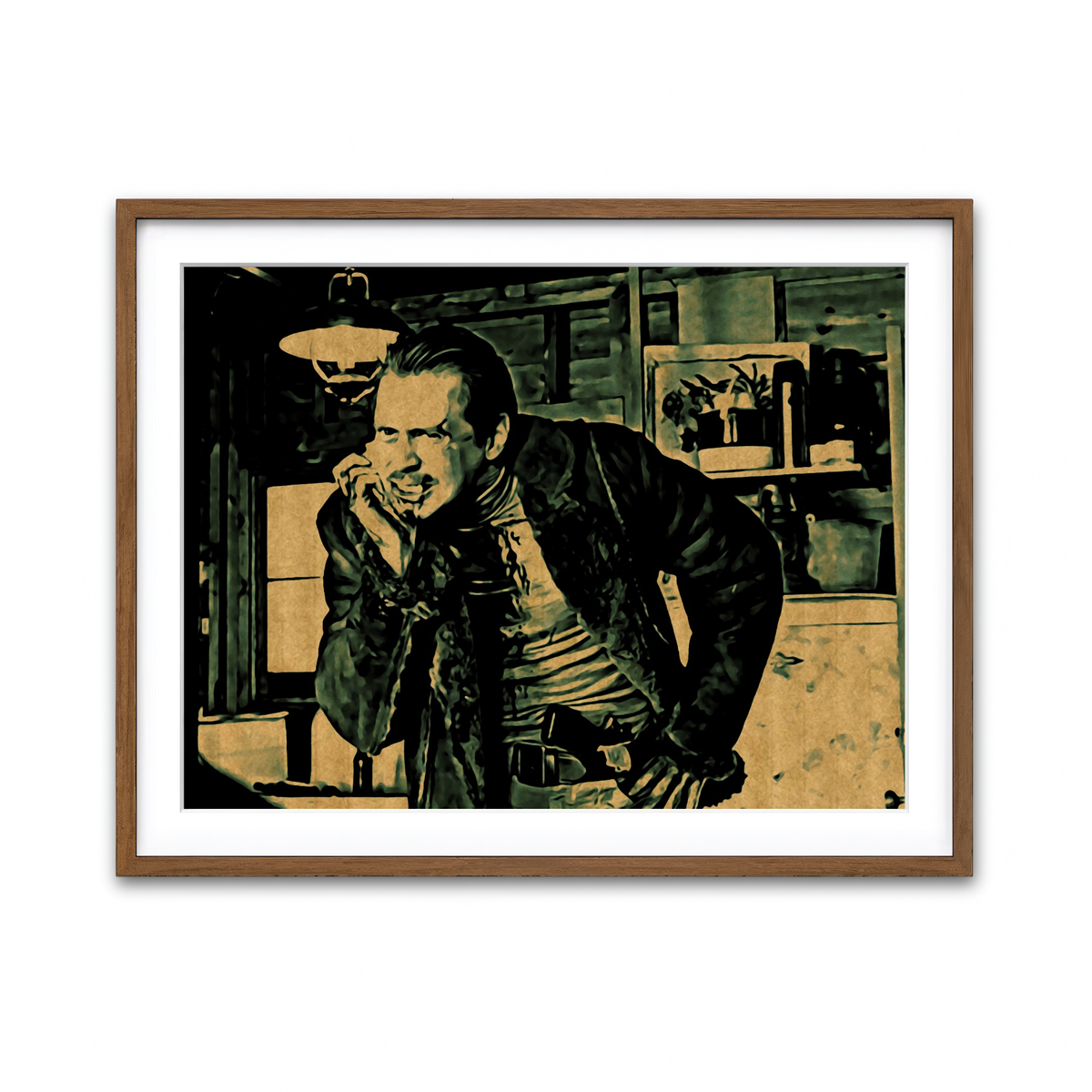 Framed Print 4x3 Walnut