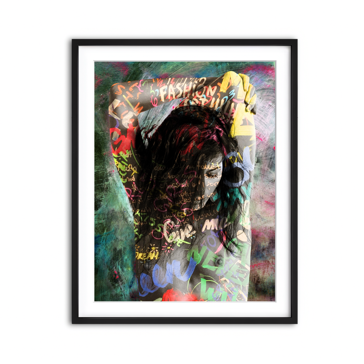 Framed Print 3x4 Black