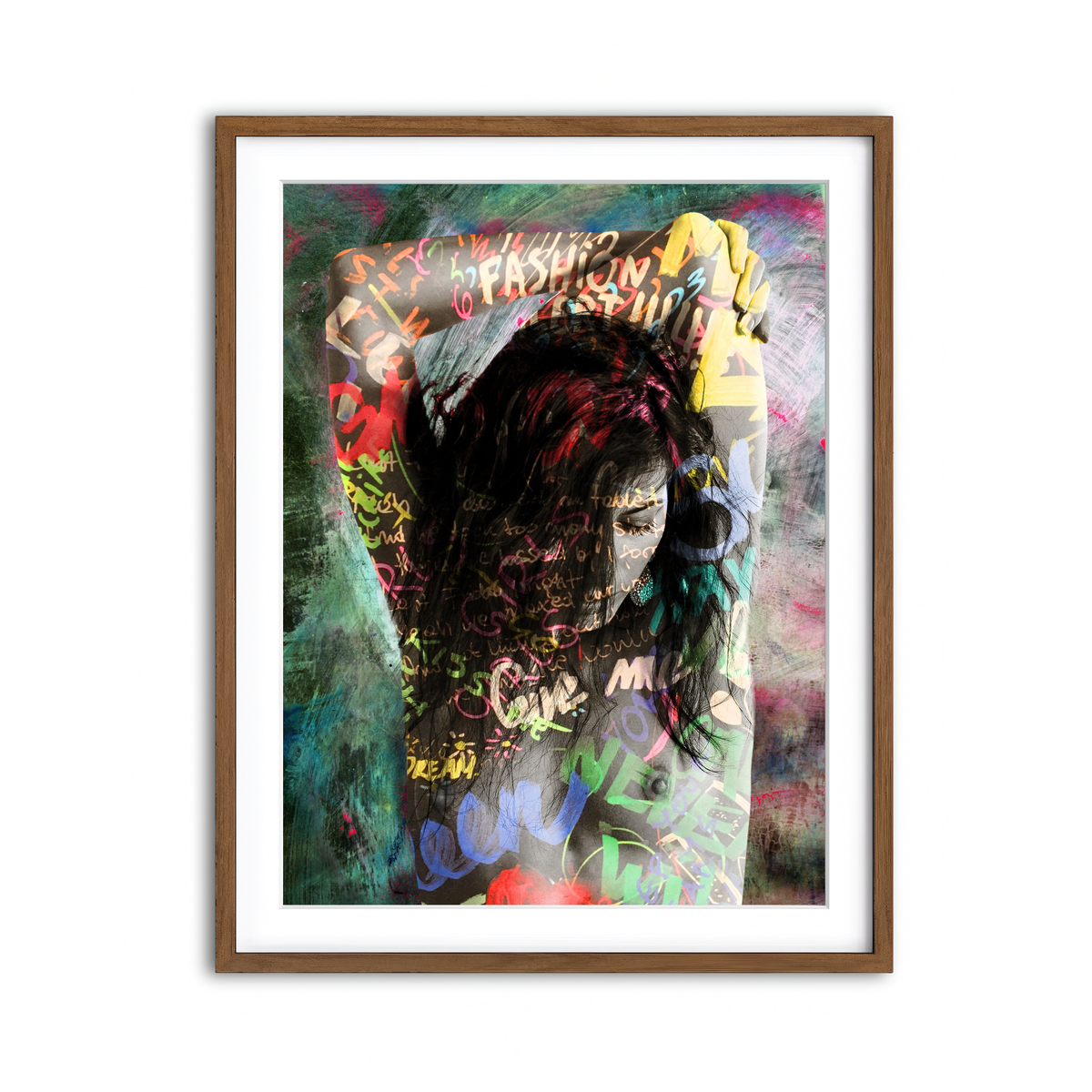 Framed Print 3x4 Walnut