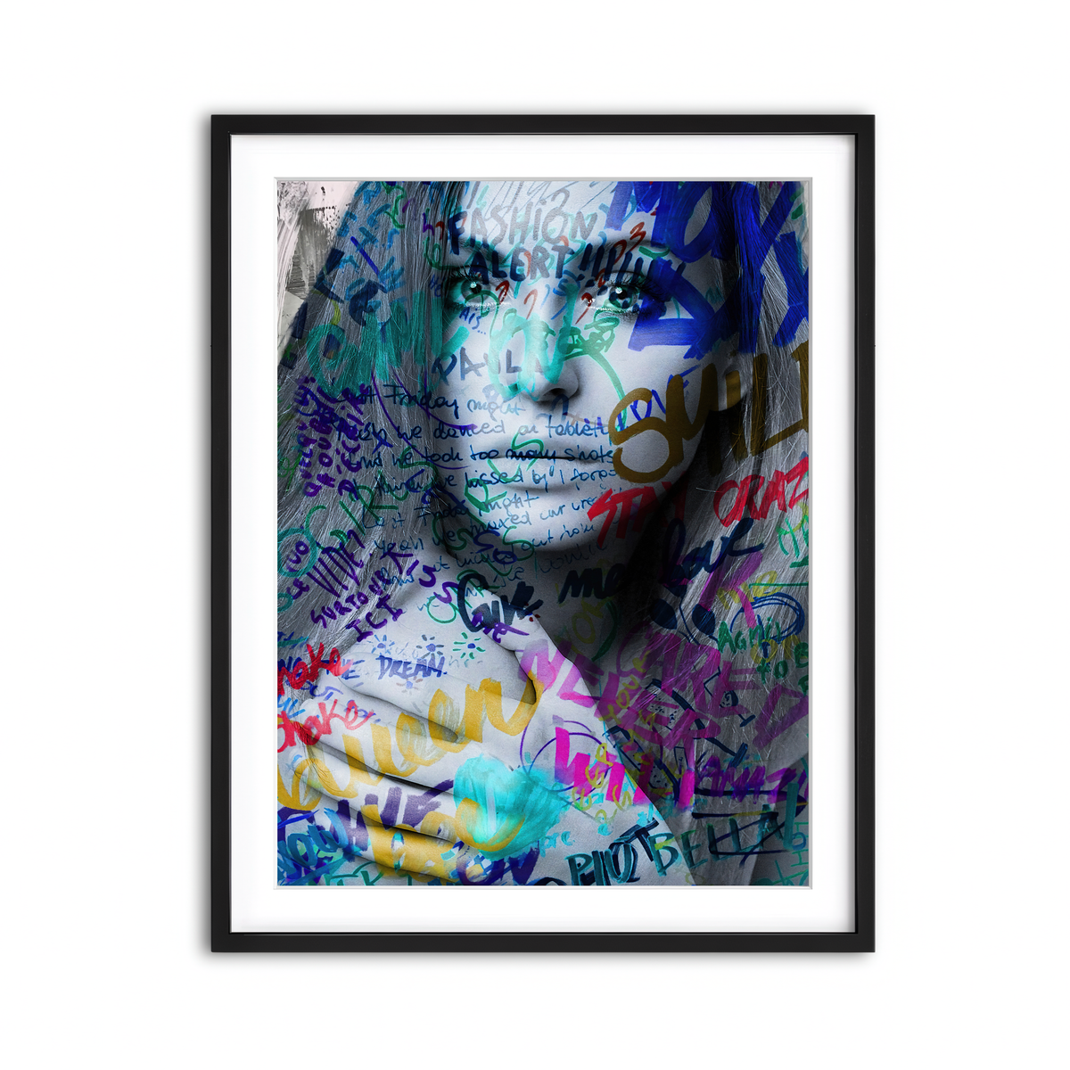 Framed Print 3x4 Black