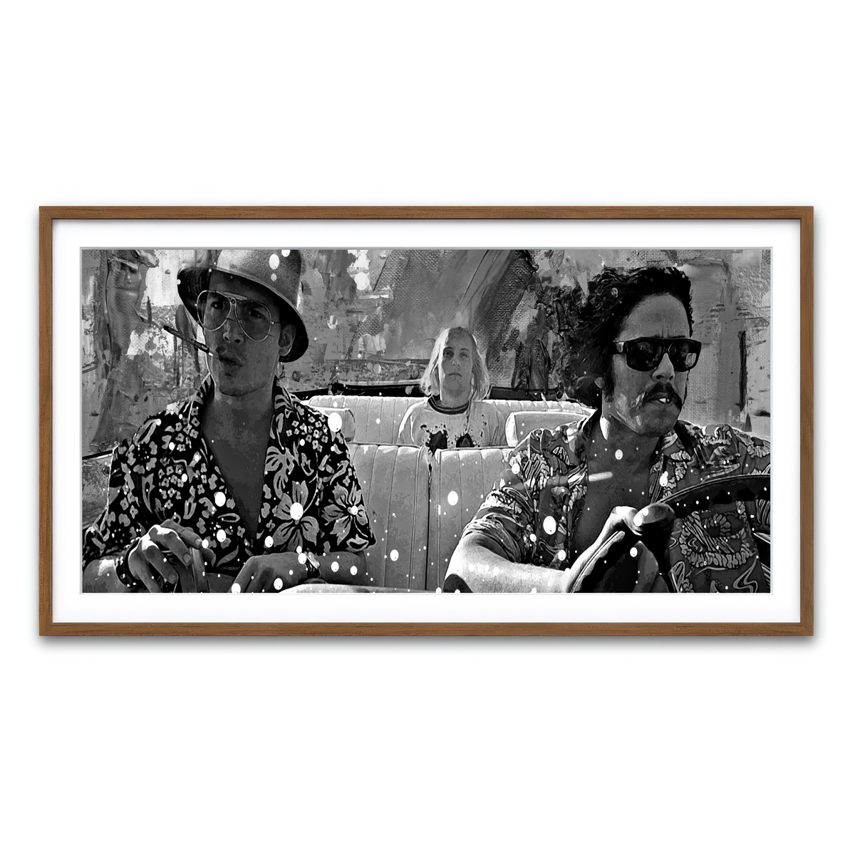 Framed Print 2x1 Walnut