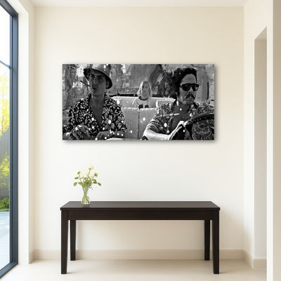 AUTO-MOCKUP ROOM | fear and loathing grayscale