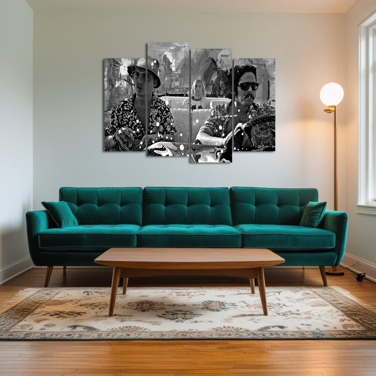 AUTO-MOCKUP ROOM | fear and loathing grayscale