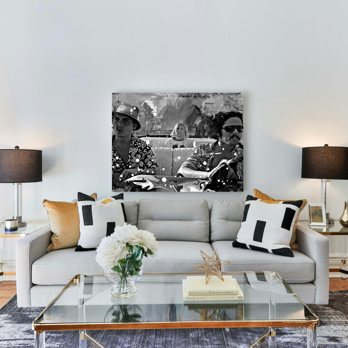 Fear and Loathing Grayscale Wall Art