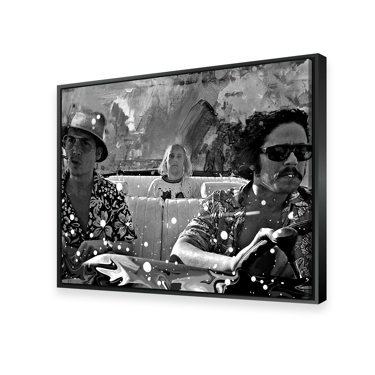 Fear and Loathing Grayscale Wall Art