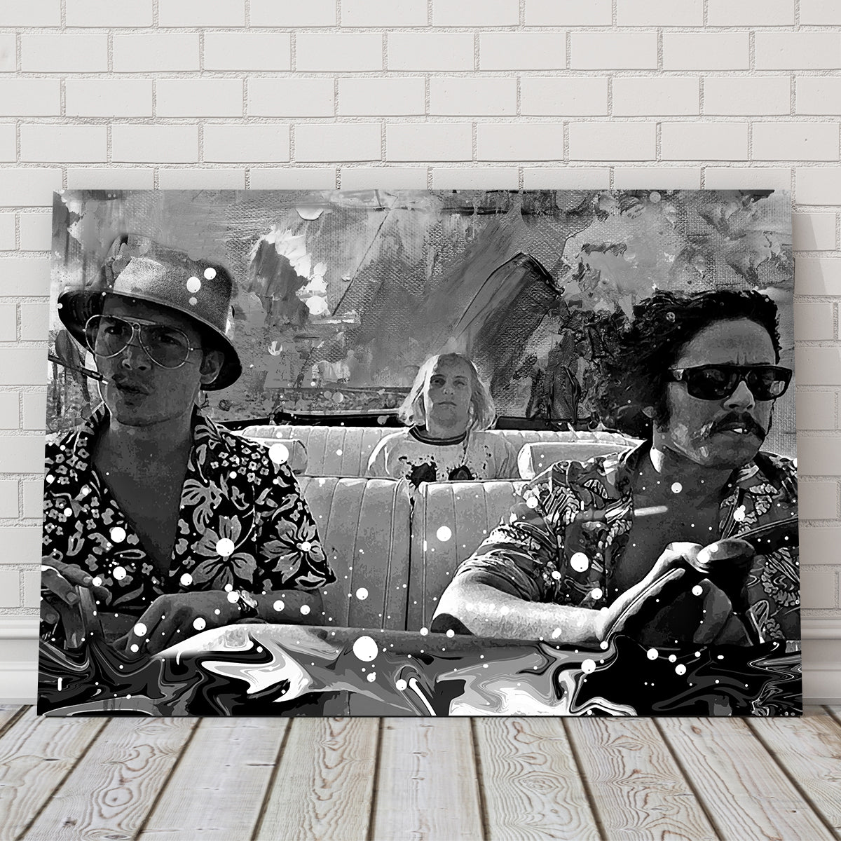 Fear and Loathing Grayscale Wall Art