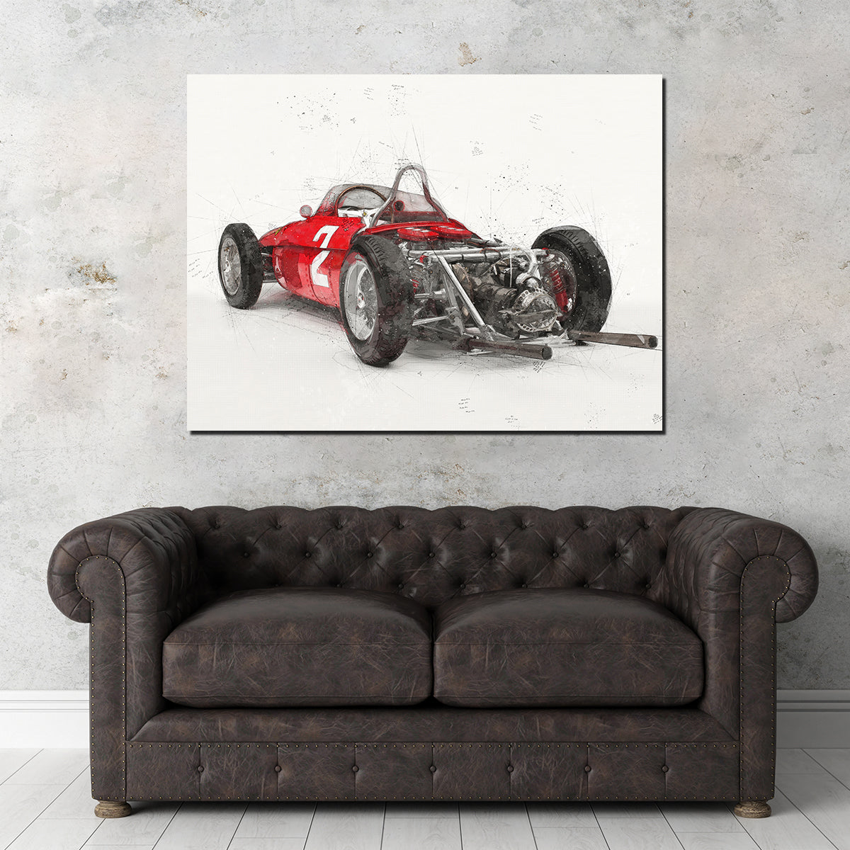 Ferrari 156 Rear Wall Art