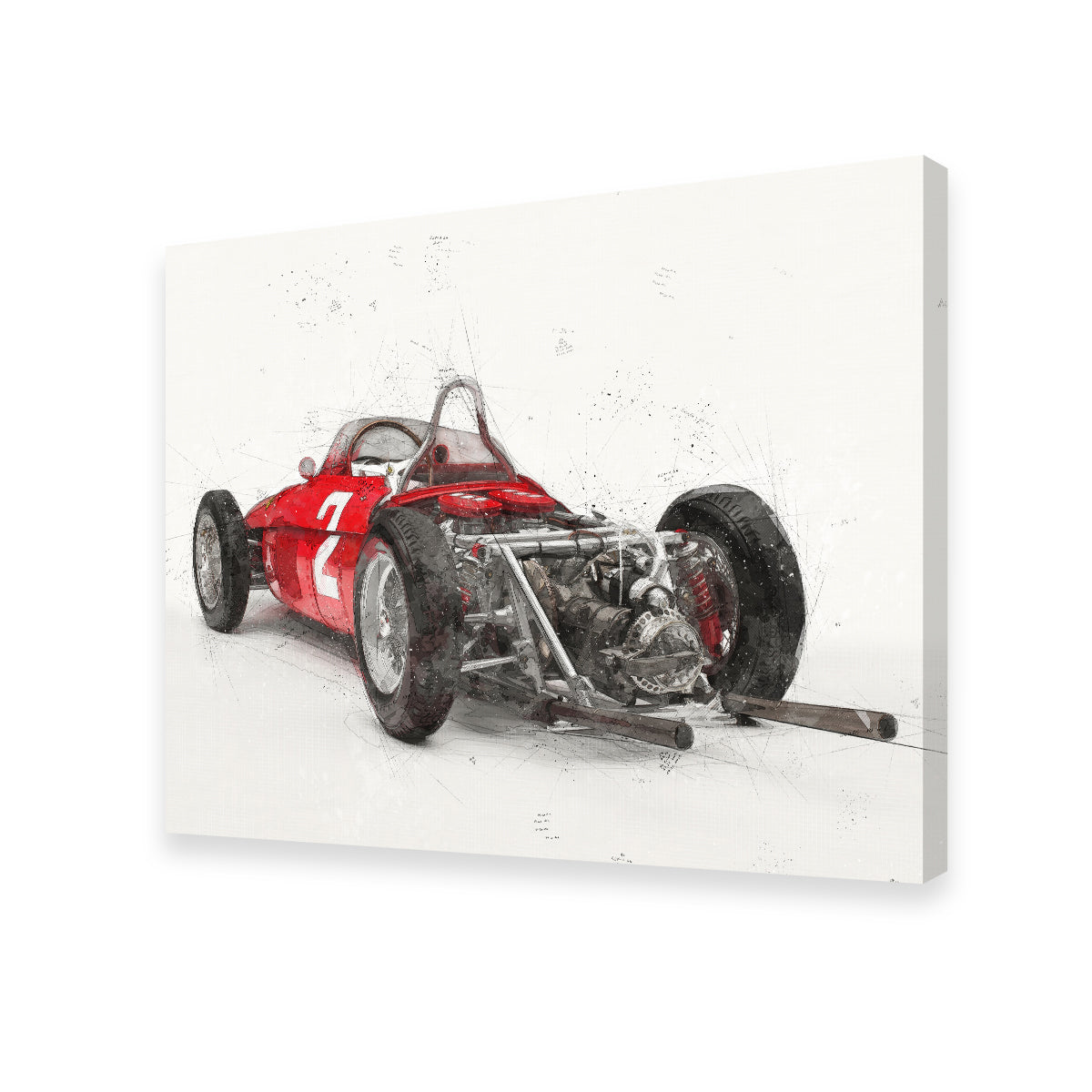 Ferrari 156 Rear Wall Art