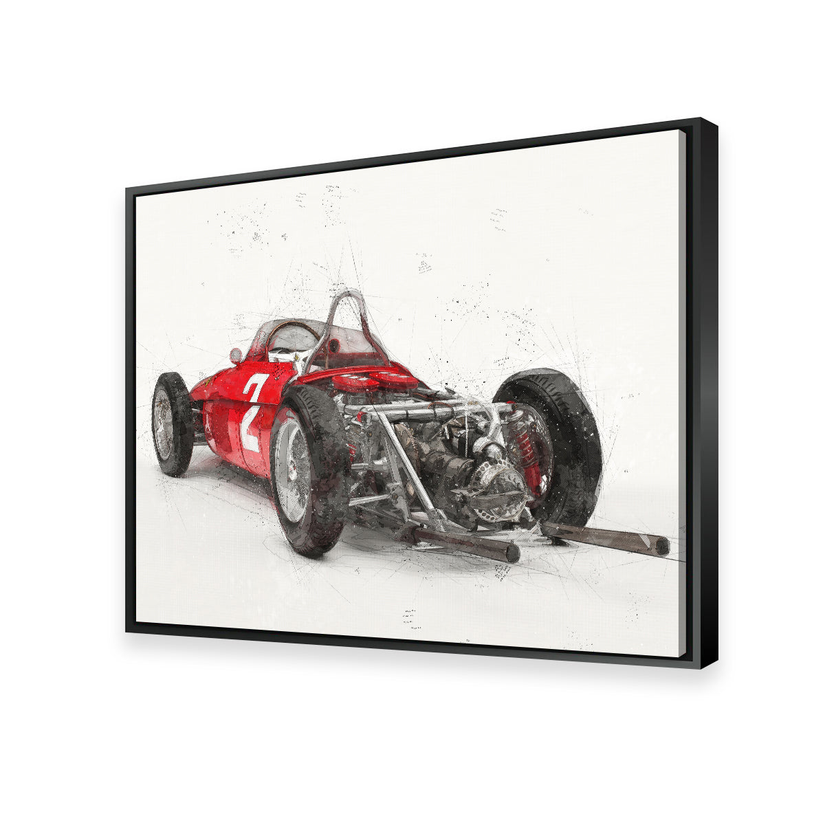 Ferrari 156 Rear Wall Art