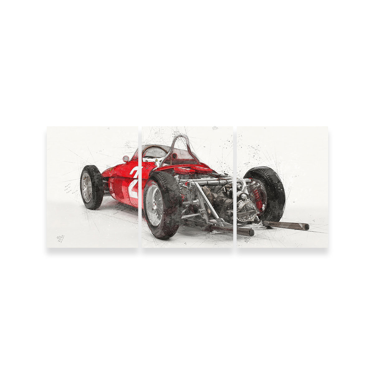 Ferrari 156 Rear Wall Art