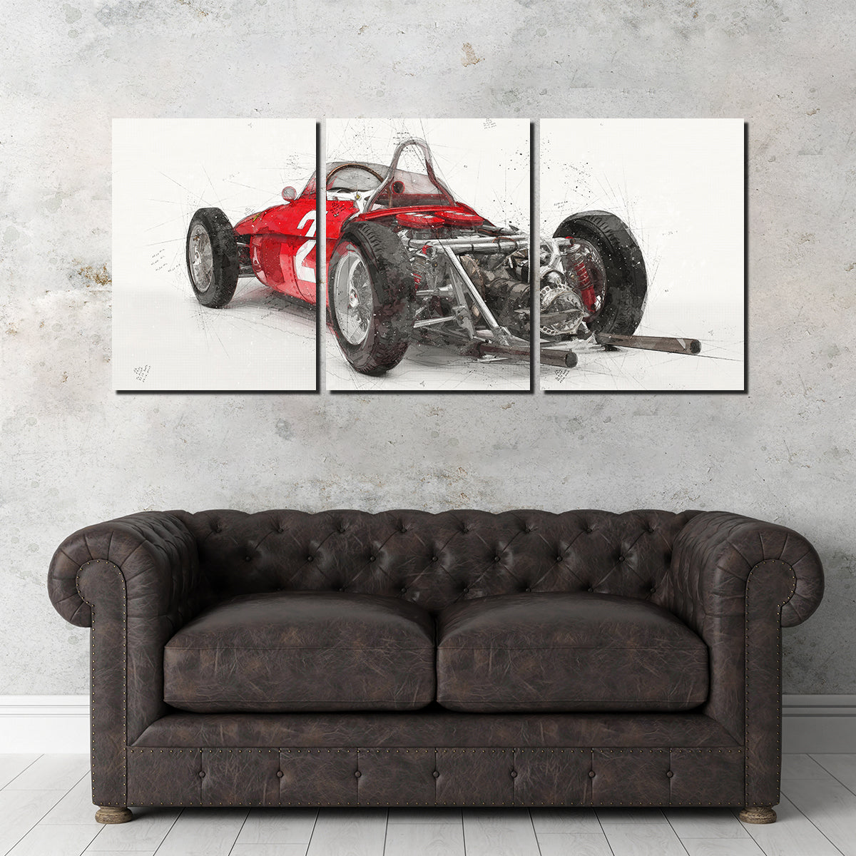 Ferrari 156 Rear Wall Art
