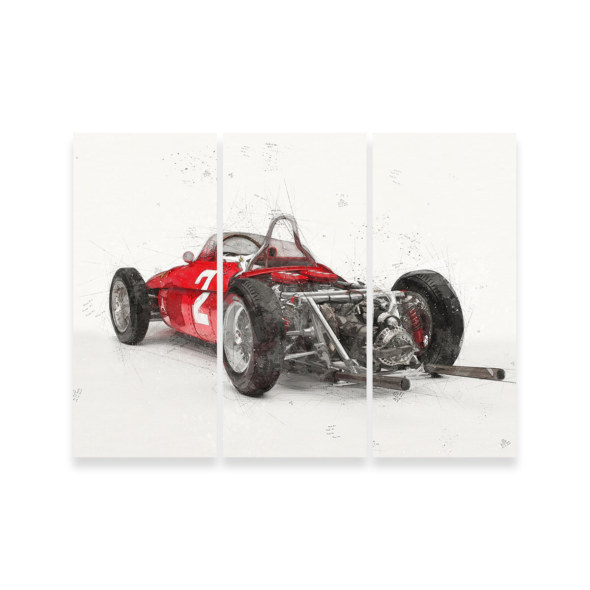 Ferrari 156 Rear Wall Art
