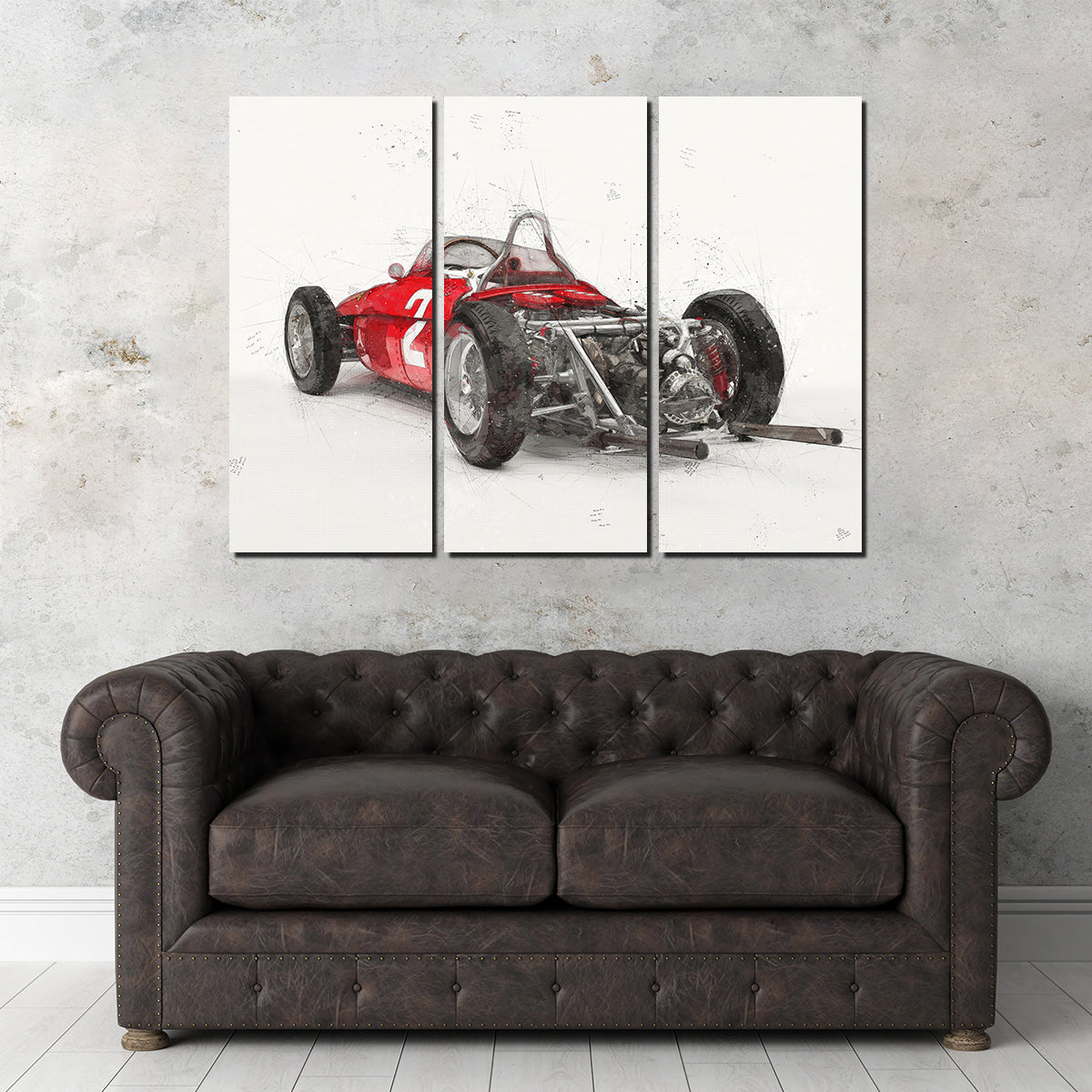 Ferrari 156 Rear Wall Art