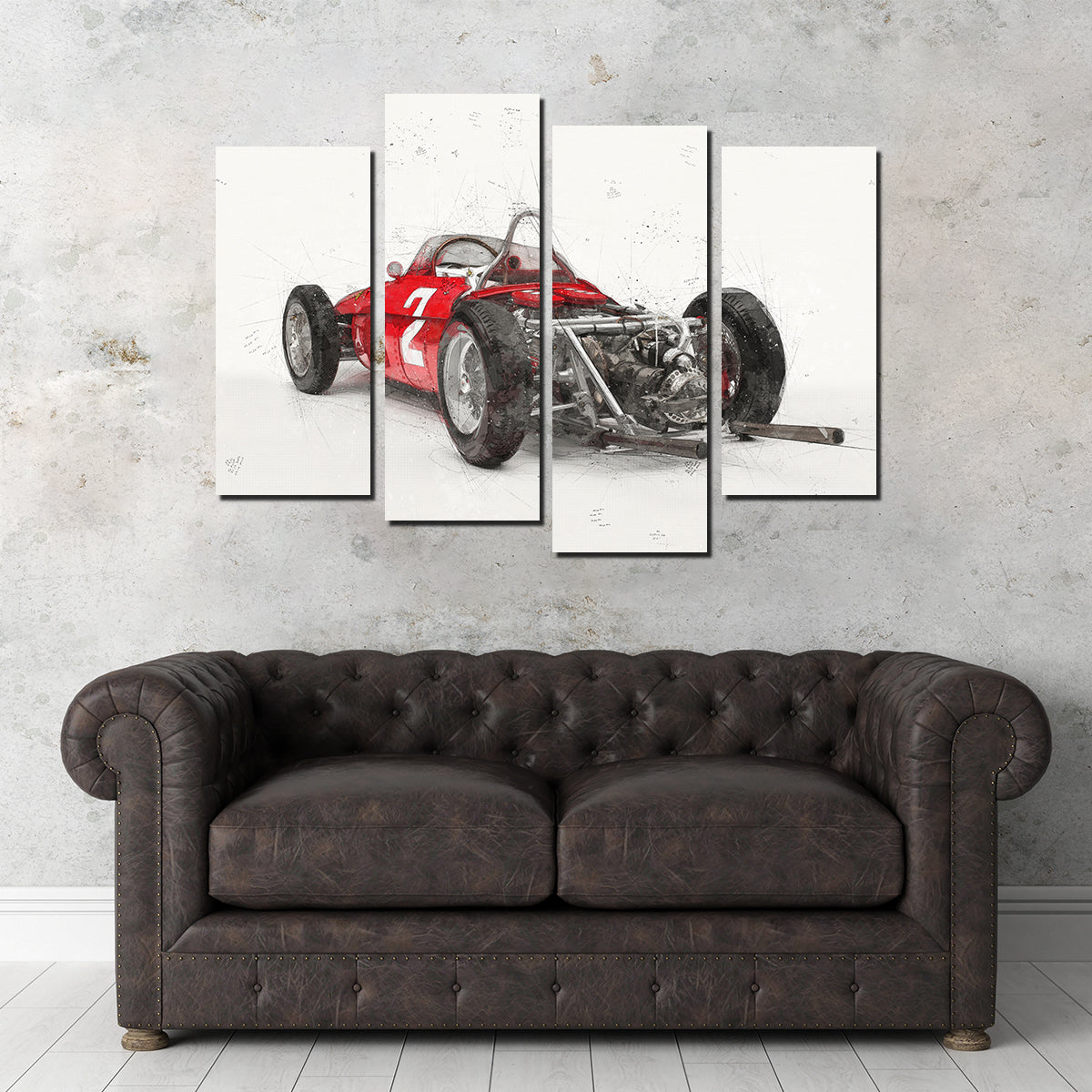 Ferrari 156 Rear Wall Art