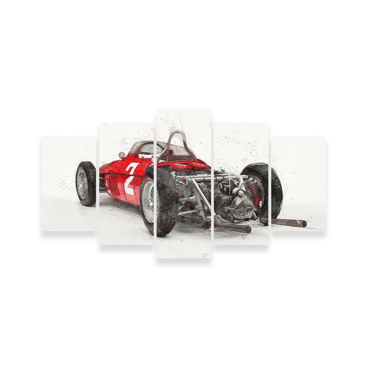 Ferrari 156 Rear Wall Art