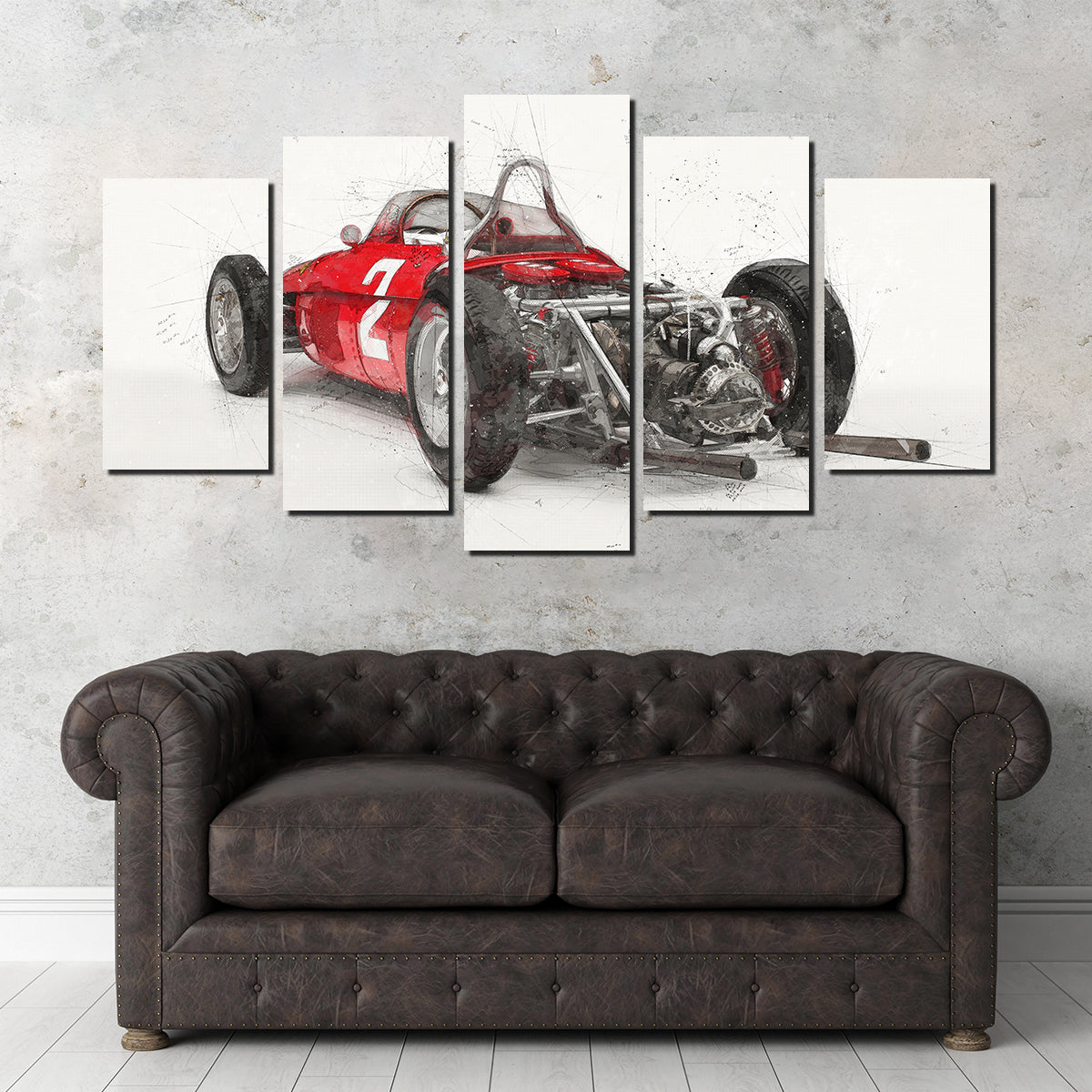 Ferrari 156 Rear Wall Art