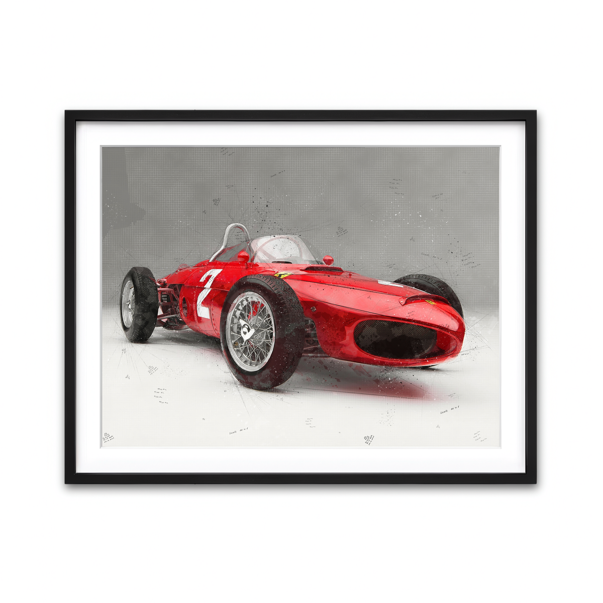 Framed Print 4x3 Black