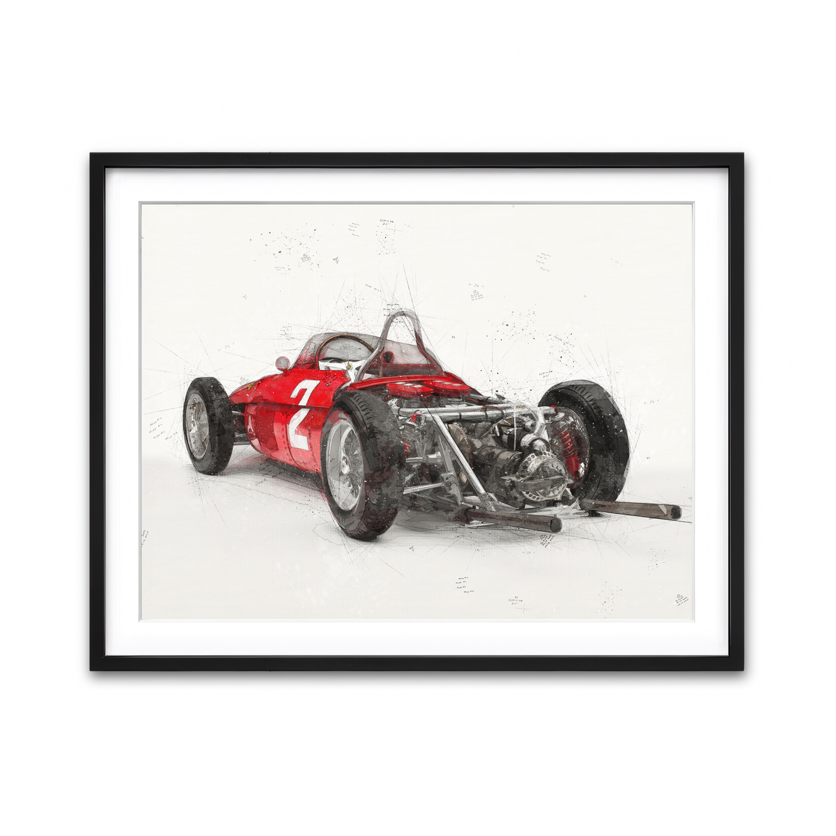 Framed Print 4x3 Black