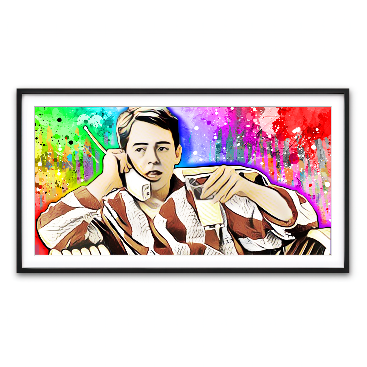 Framed Print 2x1 Black