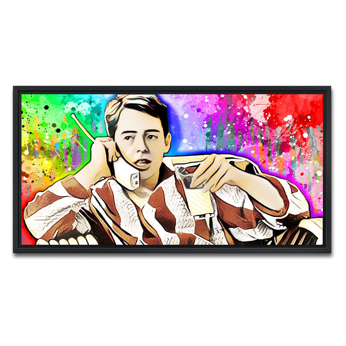 AUTO-MOCKUP WHITE | ferris bueller | 1 Piece | Black Framed Canvas | group=2x1