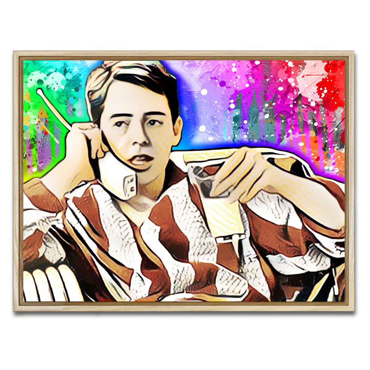 AUTO-MOCKUP WHITE | ferris bueller | 1 Piece | Natural Framed Canvas | group=4x3