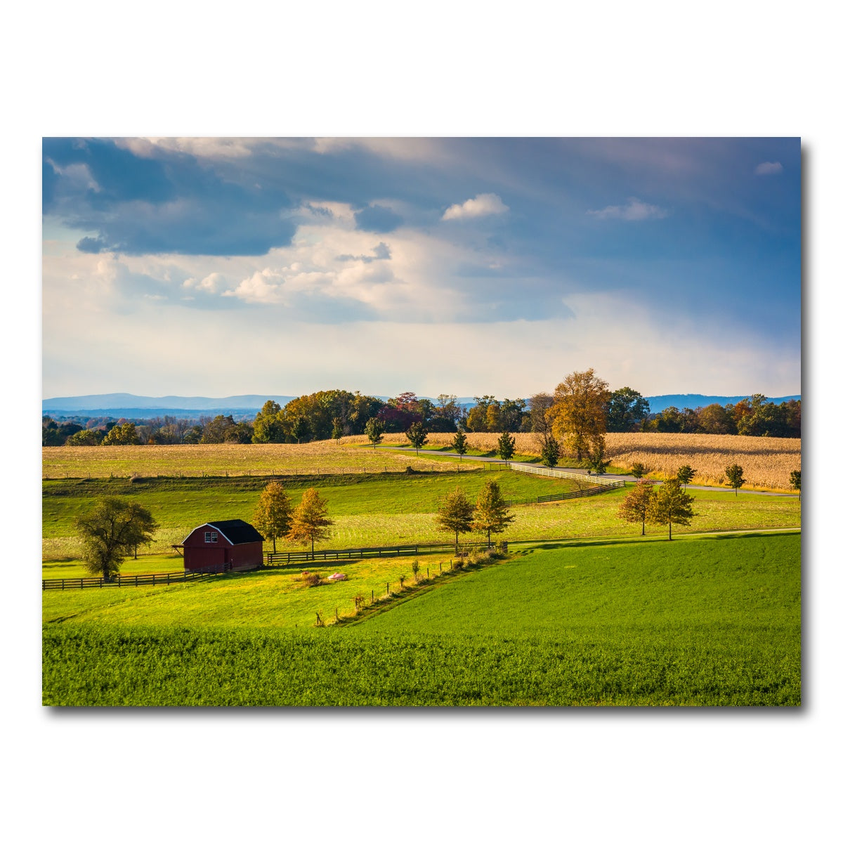 AUTO-MOCKUP WHITE | fields and hills in York County | 1 Piece | Gallery Wrap Canvas | group=4x3