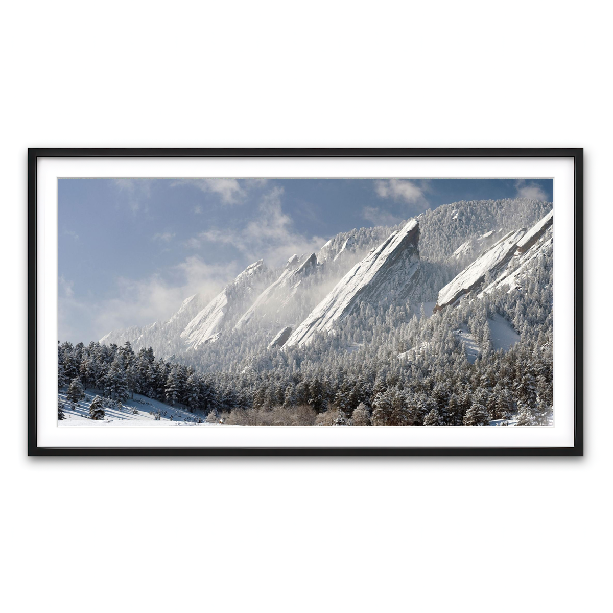 Framed Print 2x1 Black