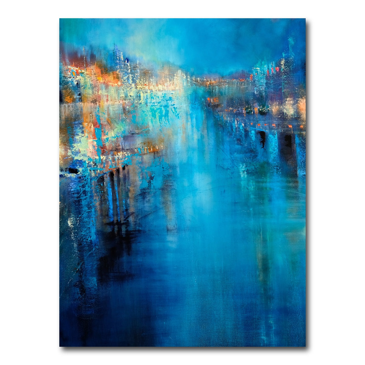 AUTO-MOCKUP WHITE | flood of lights | 1 Piece | Gallery Wrap Canvas | group=3x4