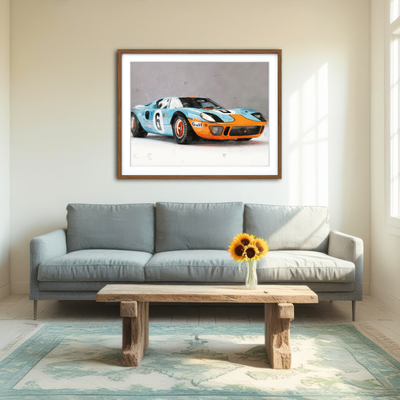 AUTO-MOCKUP ROOM | Ford GT Wall Art