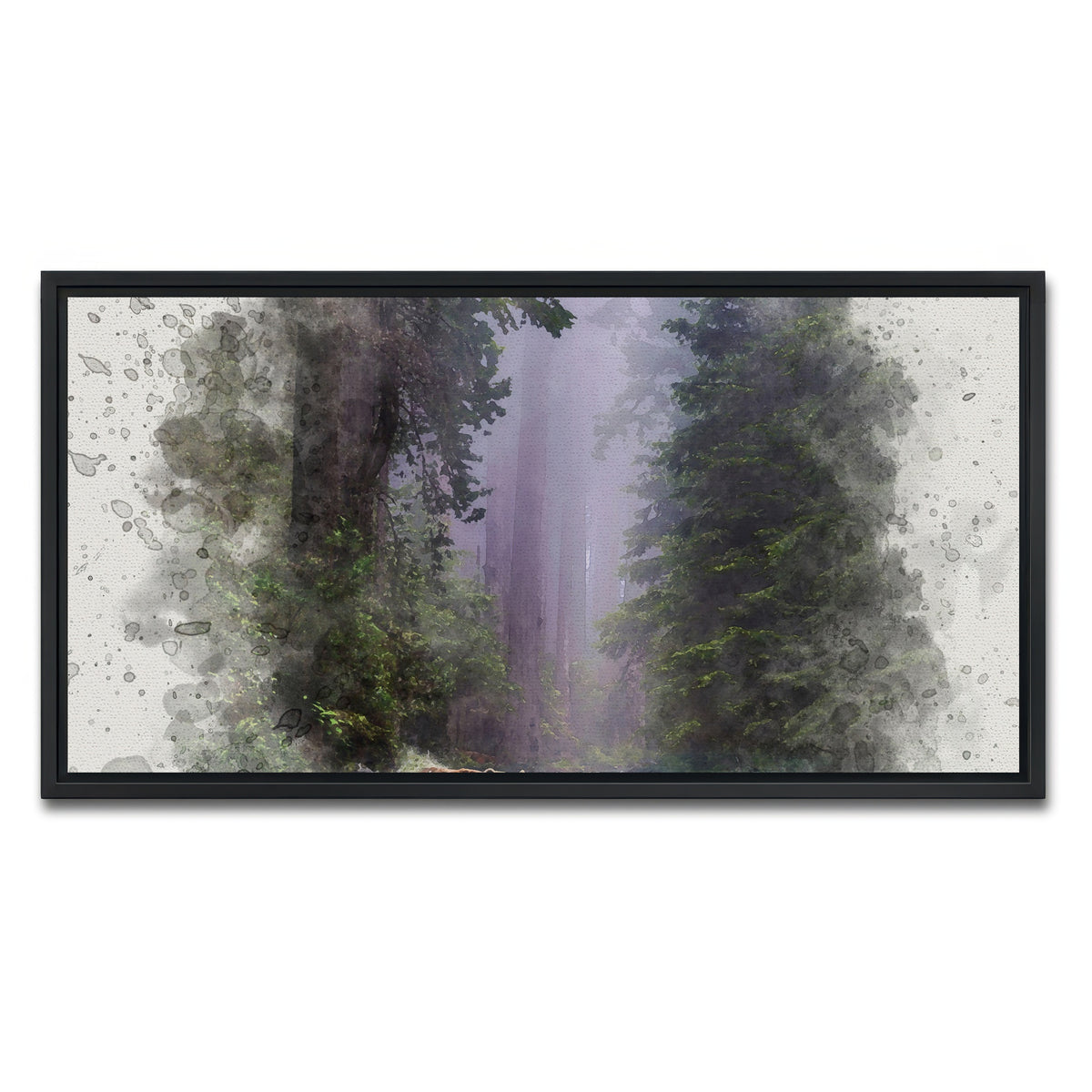 AUTO-MOCKUP WHITE | fording the stream | 1 Piece | Black Framed Canvas | group=2x1