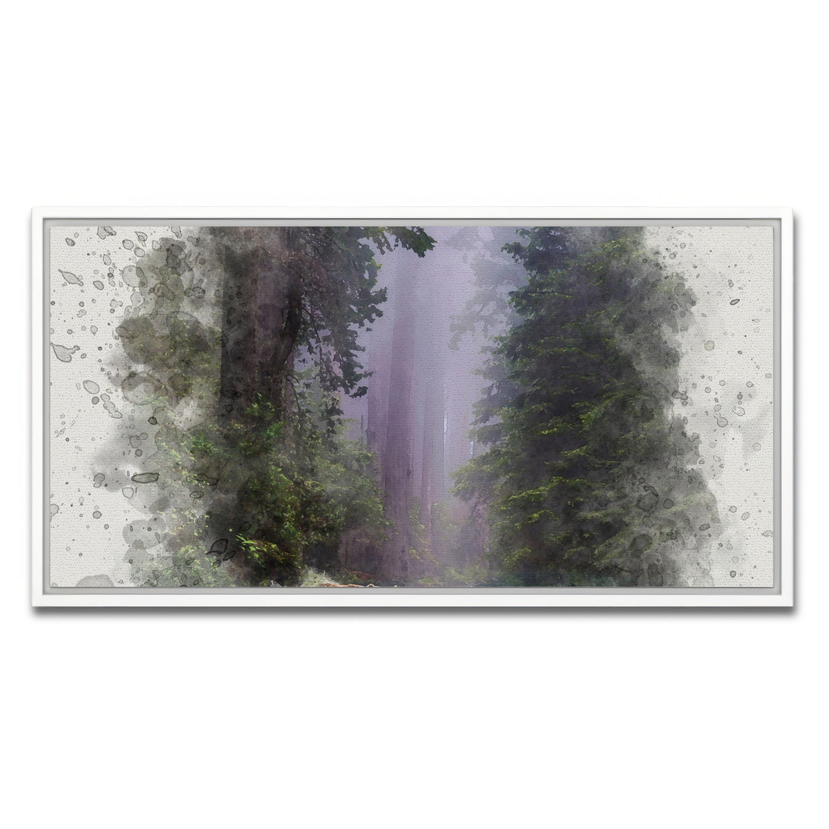 AUTO-MOCKUP WHITE | fording the stream | 1 Piece | White Framed Canvas | group=2x1