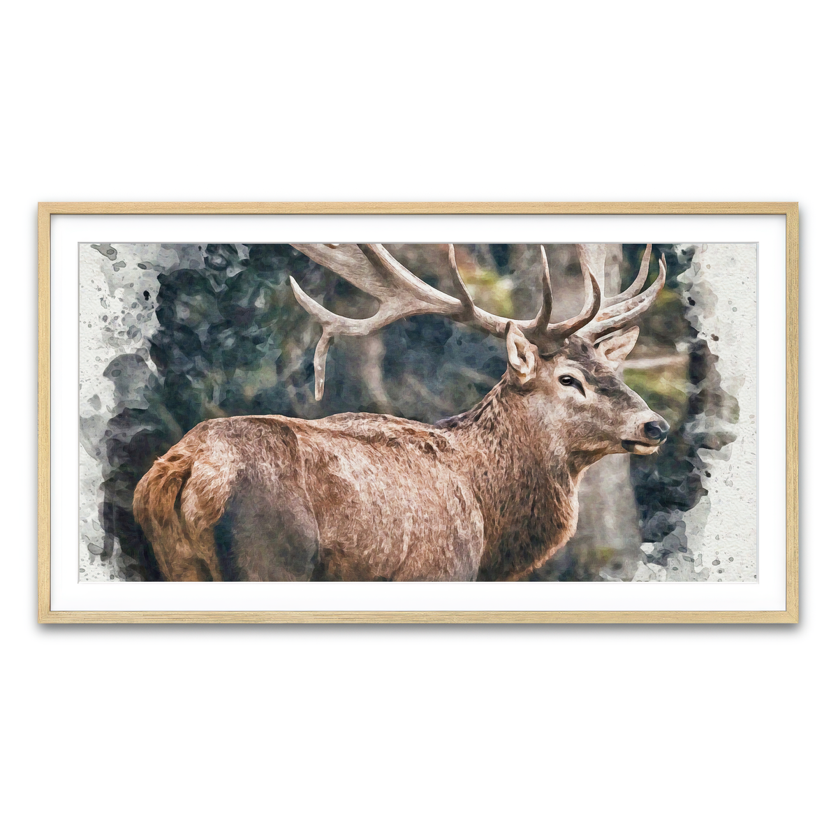 Framed Print 2x1 Natural